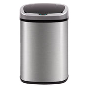 Stainless Steel 13 Gal Kitchen Trash Can with Touch Free Automatic Sensor