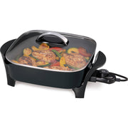 12" Electric Skillet with Glass Cover