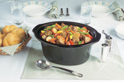 4 Quart Manual Slow Cooker, Black