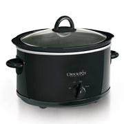 4 Quart Manual Slow Cooker, Black